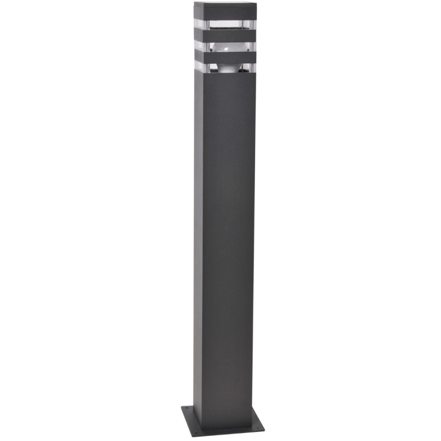 LED RGBW dimbare buitenlamp TEKSAS 1xE27/12W/230V 2700-6500K Wi-Fi 74 cm IP44 antraciet