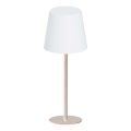 LED RGBW Dimbare buitentafellamp met aanraakbediening LUCIA LED/2W/5V 1800/2700/6500K 3600 mAh IP44 beige