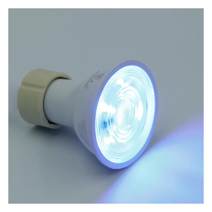 LED RGBW Dimbare lamp GU10/4,5W/230V 2700-6500K Wi-Fi Tuya