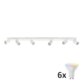 LED RGBW dimbare inbouwspot ANGIE 6xGU10/6,5W/230V 2700-6500K wit