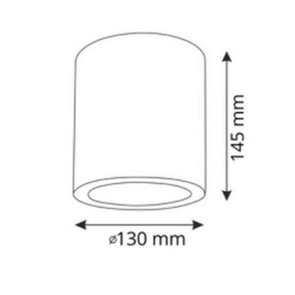 LED RGBW dimbare inbouwspot JUPITER 1xE27/6,5W/230V 2700-6500K Wi-Fi 13 cm wit