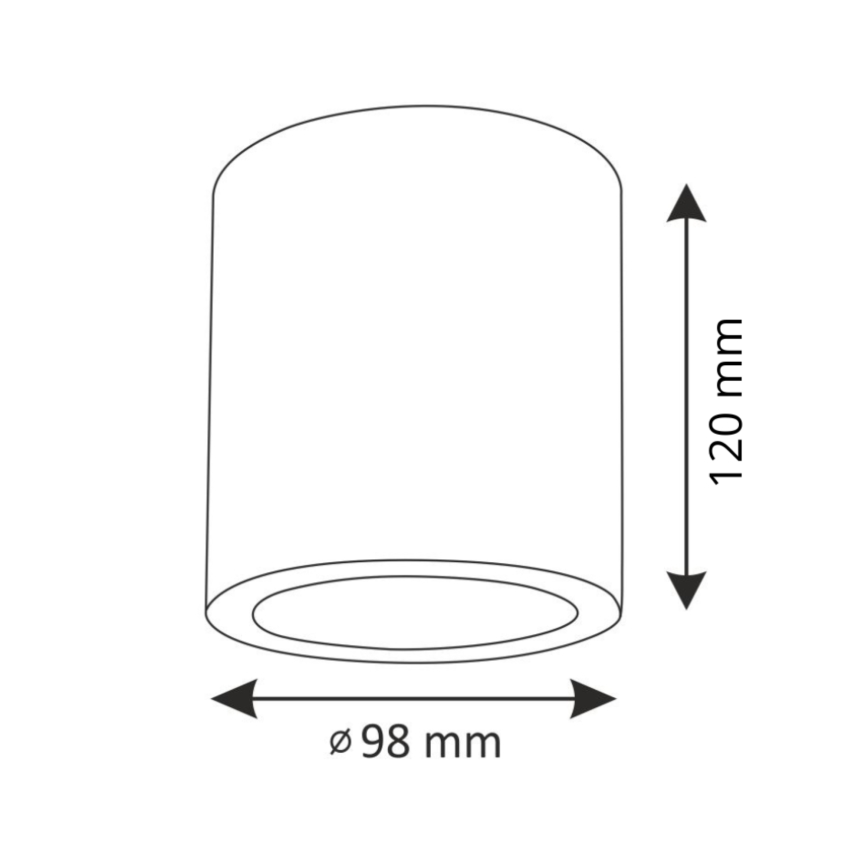 LED RGBW Dimbare inbouwspot JUPITER 1xE27/6,5W/230V 2700-6500K Wi-Fi Ø 9,8 cm wit