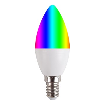 LED RGBW dimbare lamp E14/5,5W/230V 3000-6500K Wi-Fi
