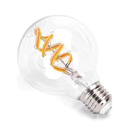 LED RGBW dimbare lamp FILAMENT G80 E27/4,9W/230V 2700K Wi-Fi - Aigostar