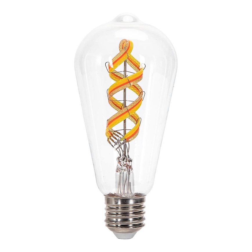 LED RGBW dimbare lamp FILAMENT MESH Smart ST64 E27/4,9W/230V 2700K - Aigostar