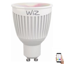 LED RGBW Dimbare lamp GU10/6.5W/230V 2200-6500K Wifi - WiZ