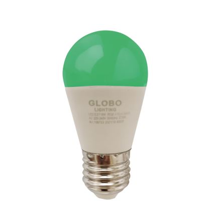 LED RGBW dimbare lamp E27/6W/230V 3000K + afstandsbediening - Globo