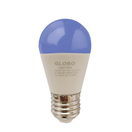 LED RGBW dimbare lamp E27/6W/230V 3000K + afstandsbediening - Globo