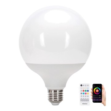 LED RGBW dimbare lamp MESH G120 E27/18W/230V 6500K + afstandsbediening - Aigostar