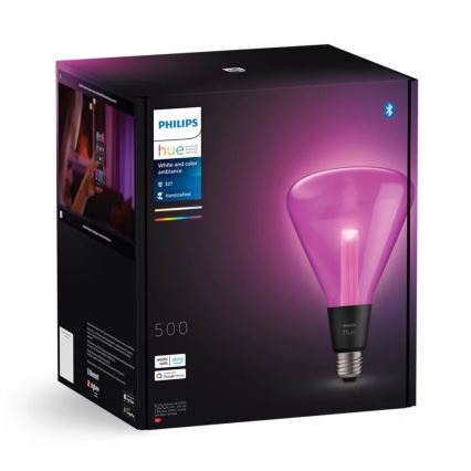 LED RGBW dimbare lamp Philips Hue White And Color Ambiance E27/6,8W/230V 2000-6500K