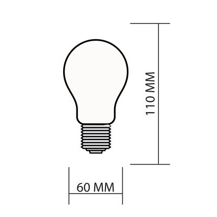 LED RGBW dimbare lamp SMART A60 E27/8,5W/230V 4000K + afstandsbediening