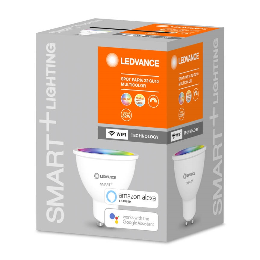 LED RGBW Dimbare lamp SMART + GU10/5W/230V 2700K-6500K - Ledvance