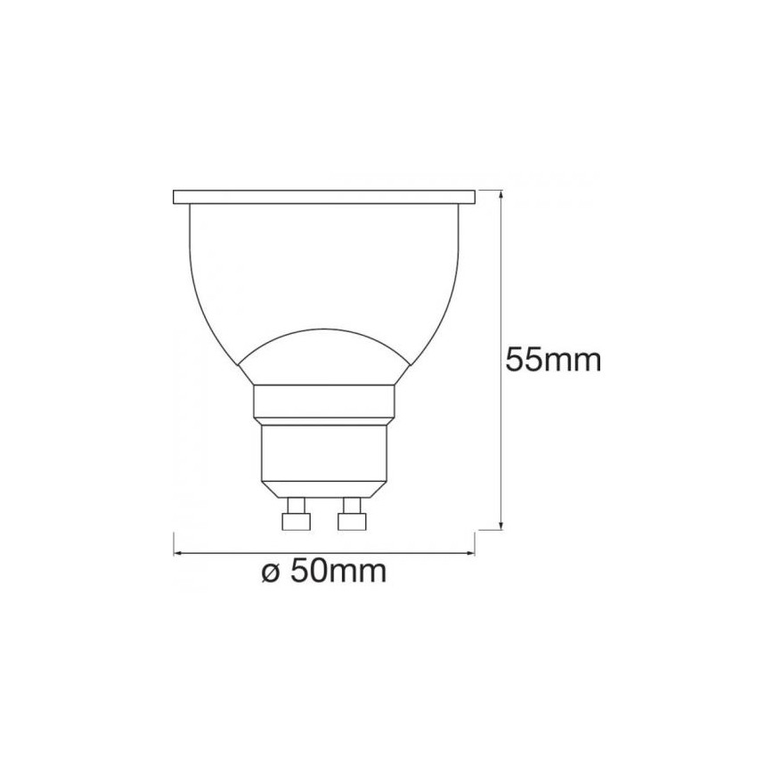 LED RGBW Dimbare lamp SMART + GU10/5W/230V 2700K-6500K - Ledvance