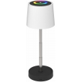 LED RGBW dimbare oplaadbare buitentafellamp LED/2W/5V IP44 1200 mAh grijs