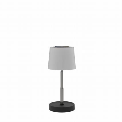 LED RGBW dimbare oplaadbare buitentafellamp LED/2W/5V IP44 1200 mAh grijs