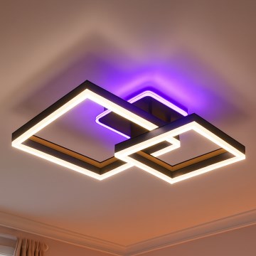 LED RGBW dimbare plafondlamp LED/75W/230V 3000-6500K + afstandsbediening