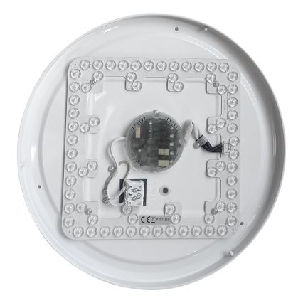 Dimbare RGBW LED-plafondlamp MELO, 36 W, 230 V, 3000–6000 K, Ø 39 cm, wit, inclusief afstandsbediening