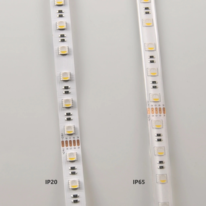 LED RGBW dimbare strip 3m LED/22W/24/230V + afstandsbediening