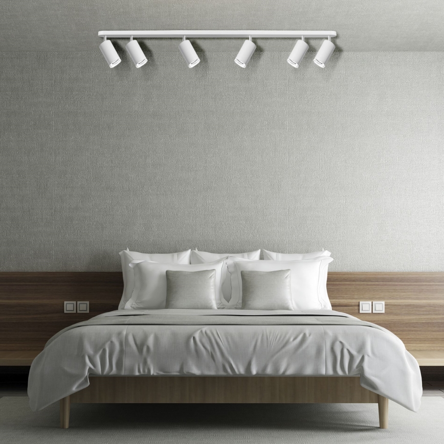 Spot encastrable LED RGBW dimmable pour salle de bains TURYN 6xGU10/6,5W/230V 2700-6500K Wi-Fi IP44 blanc