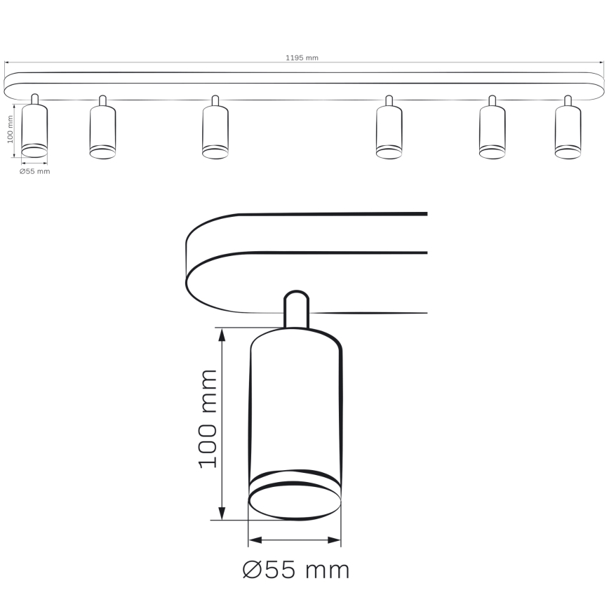 Spot encastrable LED RGBW dimmable pour salle de bains TURYN 6xGU10/6,5W/230V 2700-6500K Wi-Fi IP44 blanc