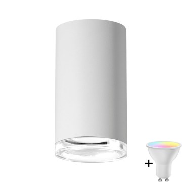 LED RGBW Dimmbare badkamer inbouwspot TURYN 1xGU10/6,5W/230V 2700-6500K Wi-Fi IP44 wit