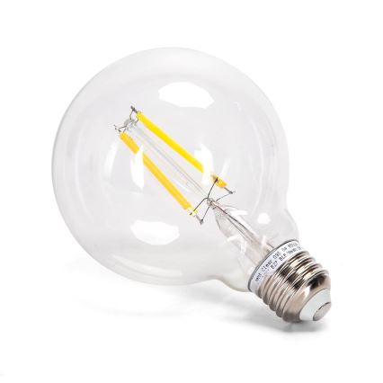 LED RGBW dimbare lamp FILAMENT MESH Smart G95 E27/4,9W/230V 2700K - Aigostar