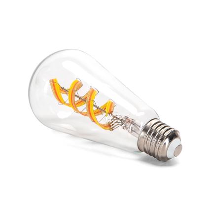 LED RGBW dimbare lamp FILAMENT MESH Smart ST64 E27/4,9W/230V 2700K - Aigostar