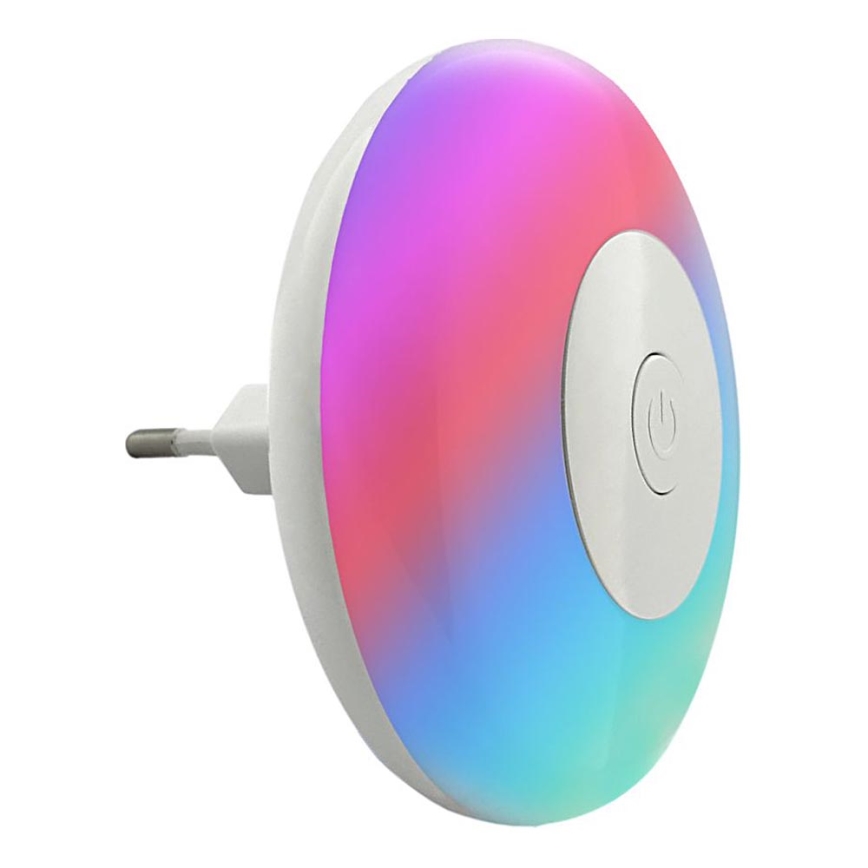 LED RGBW Nachtlamp LED/1W/230V wit