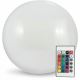 LED RGBW Solar lamp BALL LED/3,2V diameter 20 cm IP65 + afstandsbediening