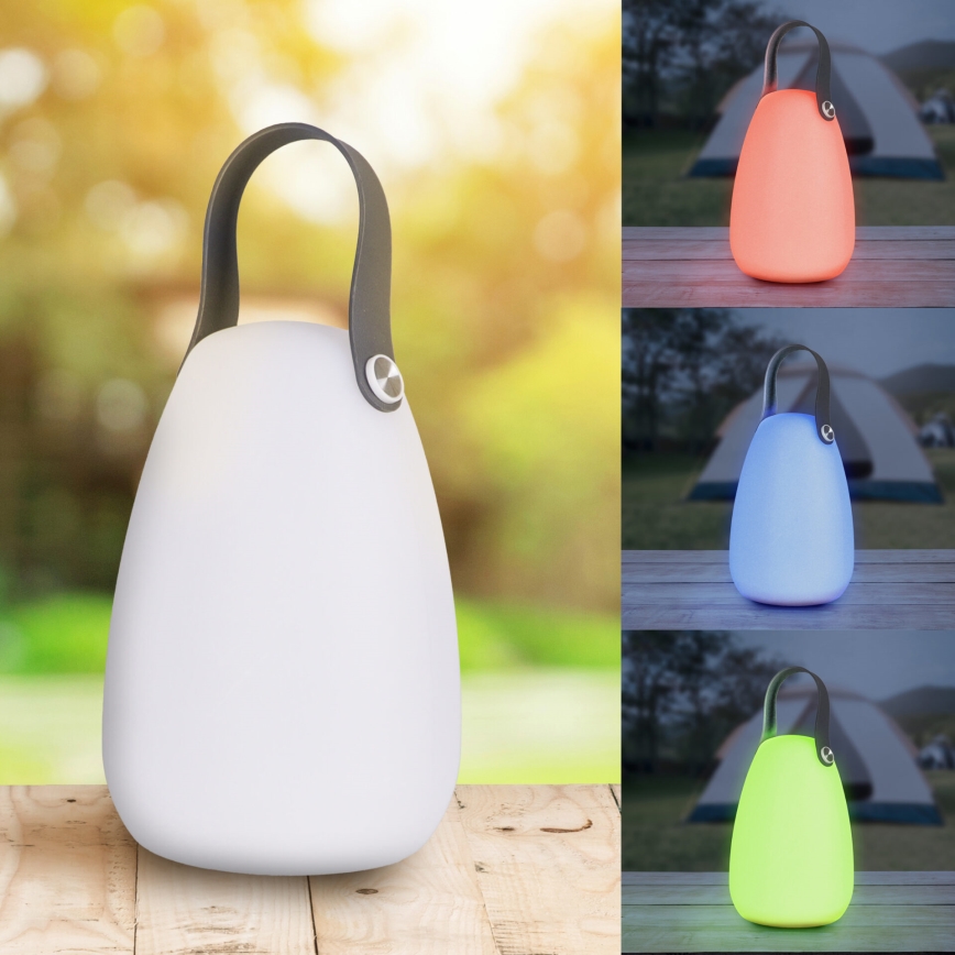 LED RGBW Solar lamp CANARIA LED/2W/1,2V 400 mAh IP44 wit