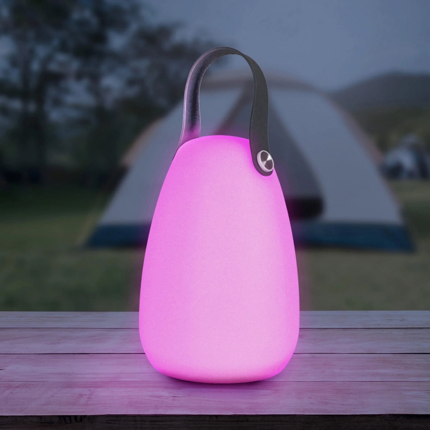 LED RGBW Solar lamp CANARIA LED/2W/1,2V 400 mAh IP44 wit