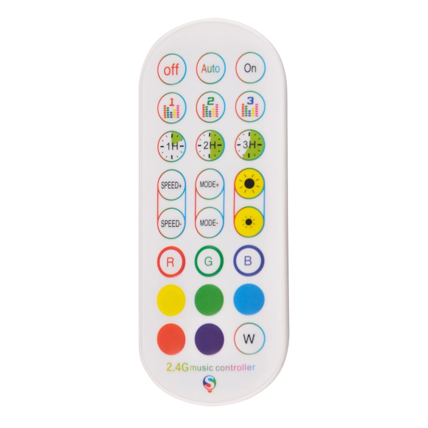LED RGBW Dimbare Vloerlamp MAGICAL LED/7W/230V + afstandsbediening
