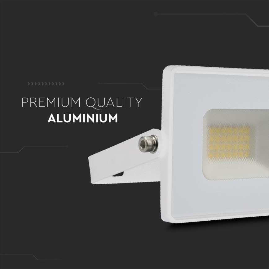LED Schijnwerper LED/20W/230V 6500K IP65 wit