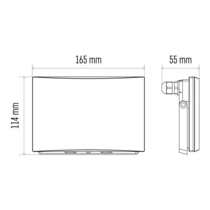 LED Schijnwerper LED/30,5W/230V IP65