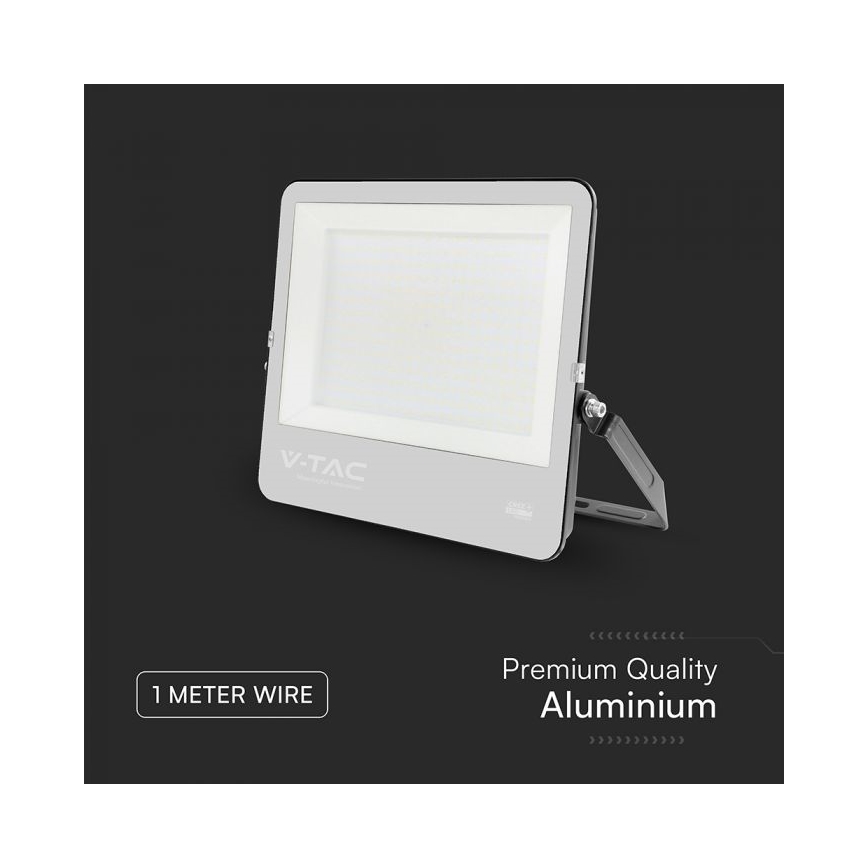 LED-schijnwerper LED/300W/230V 4000K IP65 zwart