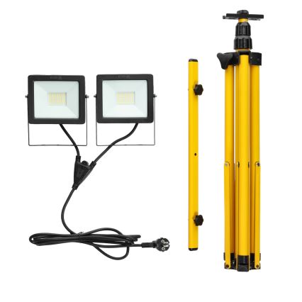 LED Schijnwerper met een Standaard 2xLED/30W/230V IP65