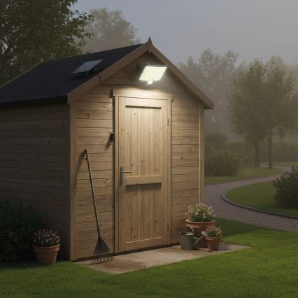 LED-schijnwerper met sensor en zonnepaneel ALEX LED/5,5W/3,7V 1200 mAh IP44