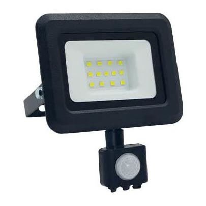 LED Schijnwerper met sensor LED/10W/230V 4000K IP44