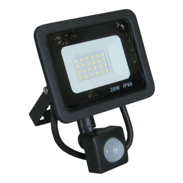 LED Schijnwerper met sensor LED/20W/230V IP66