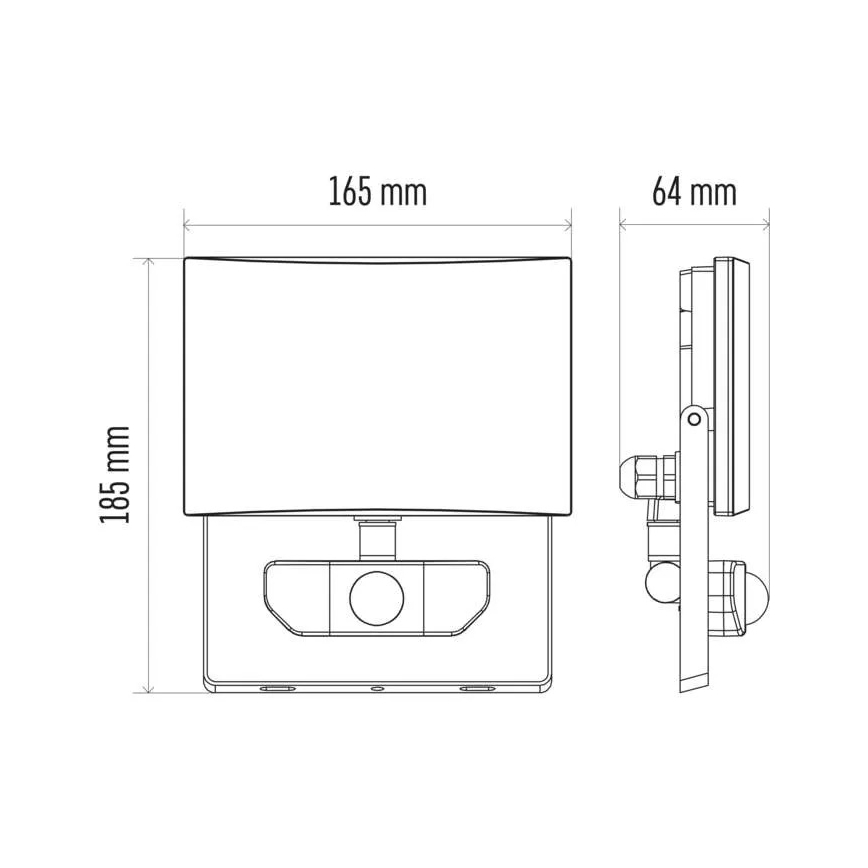 LED Schijnwerper met Sensor LED/30,5W/230V IP54