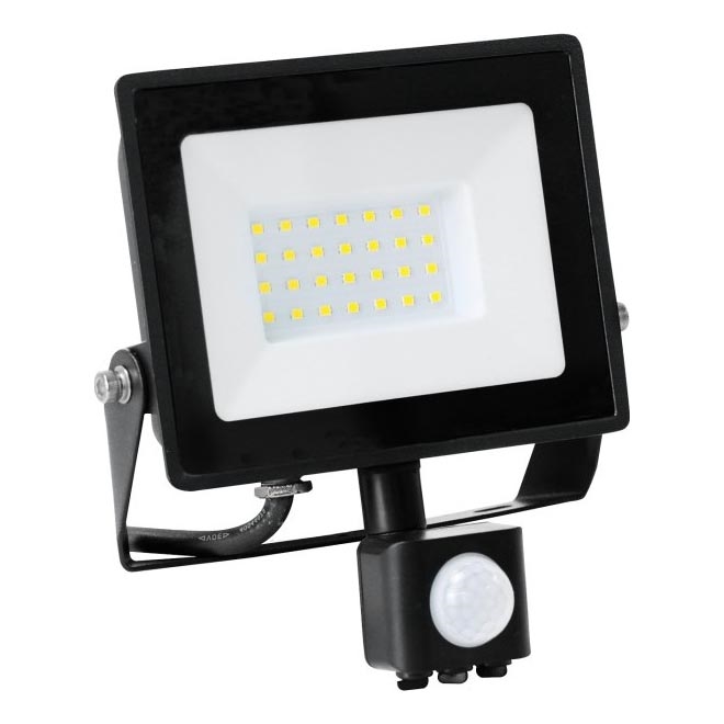 LED Schijnwerper met sensor LED/30W/230V 6500K IP44