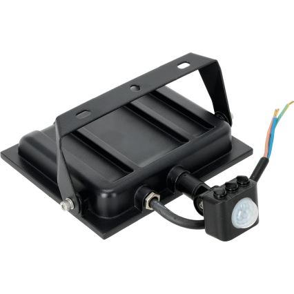 LED Schijnwerper met sensor LED/50W/230V 6500K IP44 zwart