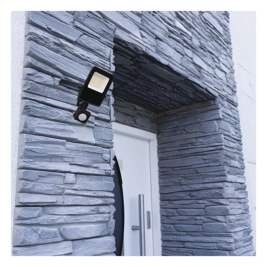 LED Schijnwerper met sensor VISIO LED/20W/230V 4000K IP65