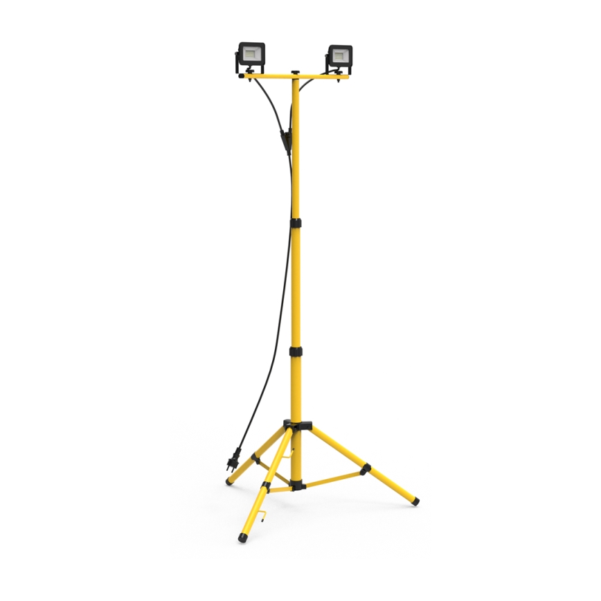 LED Schijnwerper met statief 2xLED/30W/230V 4000K IP44