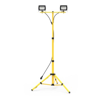 LED Schijnwerper met statief 2xLED/30W/230V 4000K IP44
