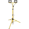 LED-schijnwerper met statief 2xLED/30W/230V 6500K IP65 geel