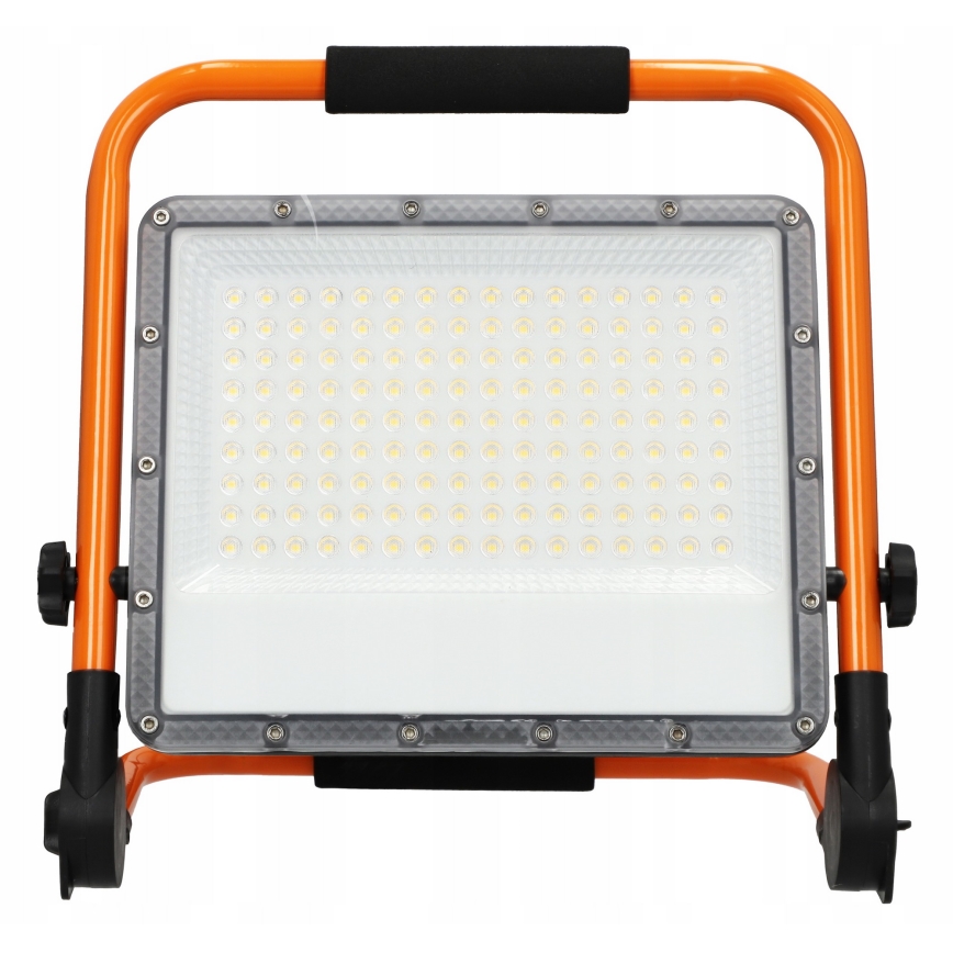 LED schijnwerper met statief LED/100W/230V 4500K IP65 oranje