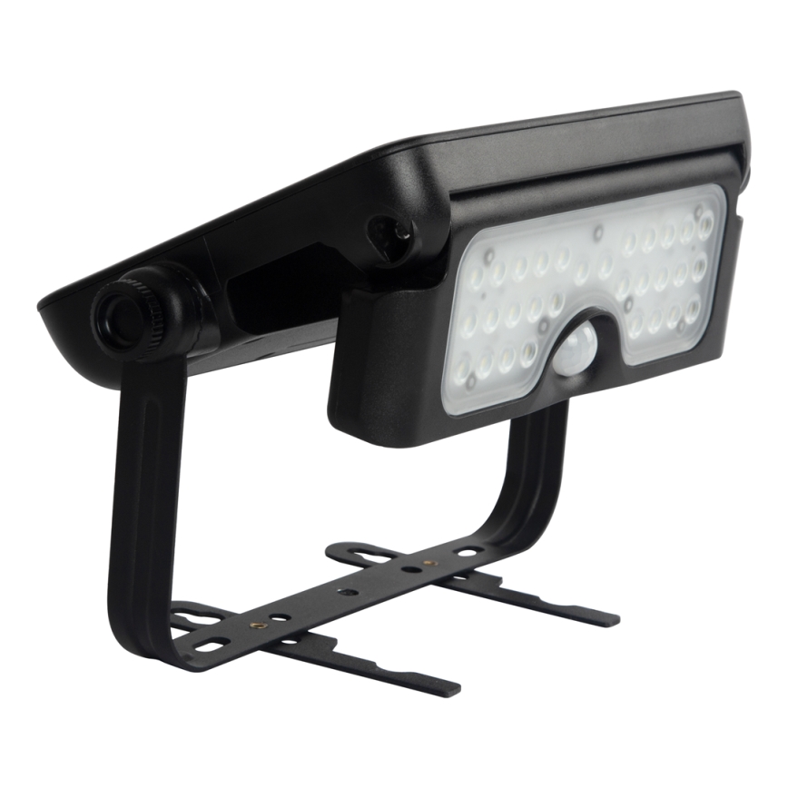 LED Solar schijnwerper met bewegings- en schemersensor EPAD LED/5W/3000 mAh 3,7V 4000K IP65