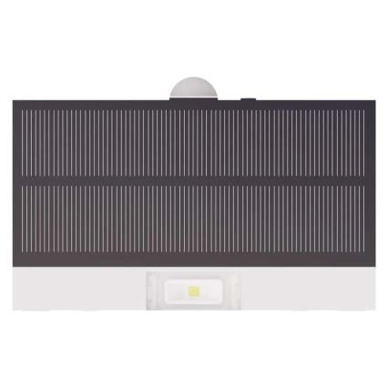 LED Schijnwerper op zonne-energie met bewegingssensor LED/3,7V 1200mAh 4000K IP65 wit