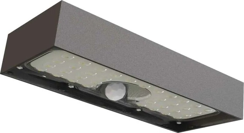 LED Schijnwerper op zonne-energie met bewegingssensor LED/3,7V 3000mAh 4000K IP65 zwart